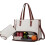 Bolsa Tote Packuum, versão atualizada de 2025. Mochila Packuum 3 em 1, bolsa térmica para almoço, feminina, 39,6 cm (15,6 polegadas), com 1