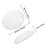 Cache-plafonnier rond en plastique blanc, accessoire de fixation pour la maison 3