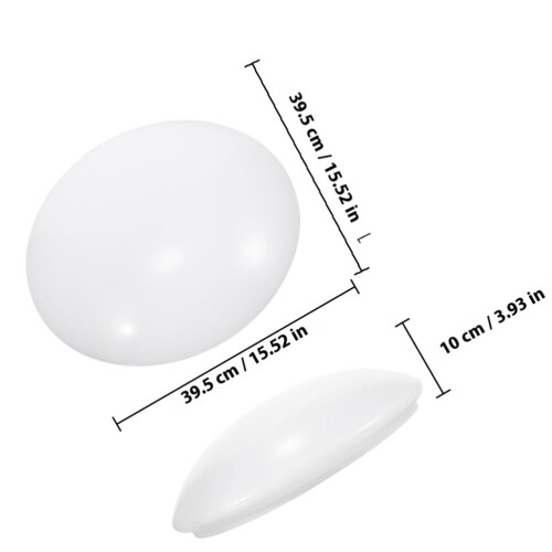 Cache-plafonnier rond en plastique blanc, accessoire de fixation pour la maison 2