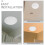 Cache-plafonnier rond en plastique blanc, accessoire de fixation pour la maison 7