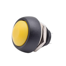 5/10 stuks PBS33B Mini Kleine Plastic Drukknop Ronde Kop AAN/UIT Momentary Schakelaar 2 Pin 12mm Waterdicht Stroom Reset Niet-vergrendelend