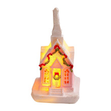 LED-beleuchtete Weihnachtsdorfhäuser, Dekorationen & Figuren für den Tisch im Innenbereich – Kompatibel mit Weihnachtsdorf