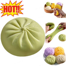 Boulettes géantes à paillettes, boulettes géantes squishy, méga boulettes arc-en-ciel, jouet anti-stress mignon et mignon, pâte à presser douce