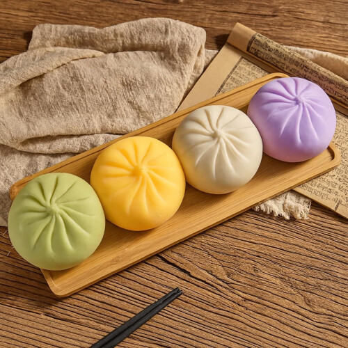 Kæmpe Glitter Dumpling Kæmpe Dumpling Squishy Mega Rainbow Dumplings Sød Angst Lindrende Fidget Legetøj Blød Squeeze Dekompression Dej til 2