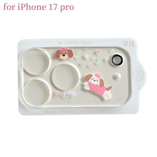 Protector de lente con diseño de dibujos animados para 17Pro y 17promax