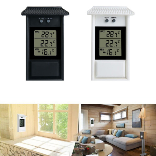Digital Max Min Thermometer for Indoor Outdoor Use 1