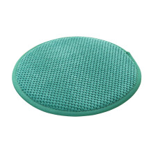 Cuscini rotondi da 30 cm per sgabelli con lacci, antiscivolo, stile retrò, per sedie da cucina/sala da pranzo/bar – Verde menta