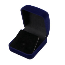 Samt-Geschenkbox für Medaillen, Halsketten, Anhänger, Schmuck (5 x 5,6 x 3,2 cm), Münzaufbewahrungsbox