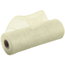 Kransmaker Beige Decoratief Gaas - 25 cm x 9 meter, Kerst-, Paas- en andere feestcadeaus In de uitverkoop