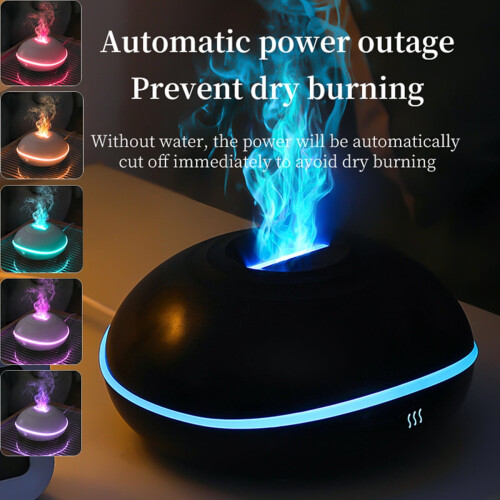 Humidifier, aromatherapy machine, with colorful gradient atmosphere lights, anti-dry burning function. 1