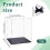 Vitrine de présentation en acrylique transparent pour ballon de basket avec support 2
