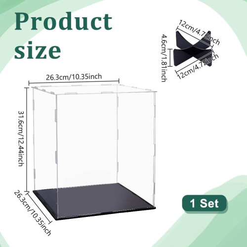 Vitrine de présentation en acrylique transparent pour ballon de basket avec support 1