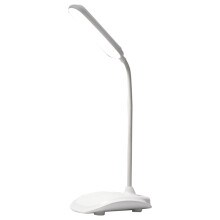 Lampa Deisce Muineál Gé Solúbtha, Solas Léitheoireachta LED In-mhéadaithe, Cosaint Súile Gan Gath, Muineál Gé Lán-Sholúbtha, Ábhair