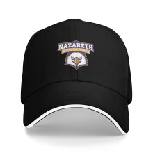 Nazareth Collegen logolla varustettu unisex-lippalakki, voileipälippis, isän hattu, rento hattu
