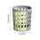 PET Transparent Assembled Trash Can Large Capacity Minimalist For Office 3