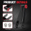 Kit de rebaixamento traseiro de 3 polegadas compatível com Chevy Silverado e GMC Sierra 1500/2500/3500HD (2001–2010, 2WD/4WD), substitui 410730 4