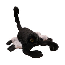 Scorpion en peluche grise de 30 cm, jouet doux Ă collectionner