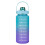 Μπουκάλι νερού AuroraX64oz με καλαμάκι, αδιάβροχο κύπελλο ταξιδιού για απώλεια βάρους 1