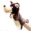 Wolf-Handpuppe Plüschtier Braun 27 cm 1