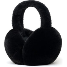 Ear Muffs for Women Winter Adjustable & Foldable Fuzzy Earmuffs Fluffy Soft Ear Covers for Cold Weather