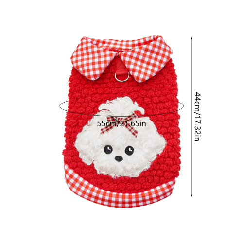 Fleece Pet Jacket with Luxury Lining for Small to Medium 2