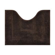 Tapis de bain en microfibre en forme de U, ultra-absorbant, à séchage rapide, antidérapant et lavable en machine, 40 x 50 cm.