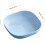 Set of 10 Square Stackable Dinner Plates Premium Durable and Tableware for Home Kitchen Use 3
