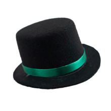 Chapeau haut-de-forme pour chien, accessoire de déguisement gentleman pour fête d'Halloween et cosplay, pour animaux de petite, moyenne et grande