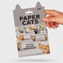 Kit de décoration d'animaux en papier origami (50 feuilles)