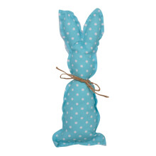 Großer Osterhase aus Stoff mit Schnur, 24 cm große Hängehasenpuppe für die Haustür, Partydeko, Frühlingskranz & Geschenkanhänger |