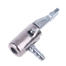Mandril neumático de metal con bloqueo de 1/4", compresor de aire, inflador de neumáticos, mandril neumático con conector de púas para