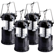 Lanterna dobrável para camping, lanterna LED super brilhante a bateria para quedas de energia, emergências internas, kit para camping e trilhas ao