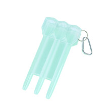 Portable Transparent Case for Dart Sets, Compact Storage Organizer for Flights, Shafts, and Accessories, Durable Travel Case with Secure Closure