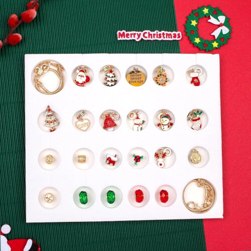 Βραχιόλι με Χριστουγεννιάτικο Ημερολόγιο Advent, Σετ Βραχιόλια με Ημερολόγιο 2