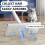 Long Handle Mini Mop & Gap Cleaner — 100cm Zero-Touch Flat Mop with Locking Pivot, Multi-Purpose Sweeper Stick (No Cloth) 6