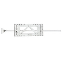 Adjustable Hole Positioning Tool Cabinet Handle Template For Cabinet Door Handles And Drawer Pulls Installation
