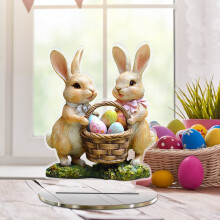 Décorations de Pâques en 2D à poser sur une table, pour la maison, le salon et la chambre à coucher.
