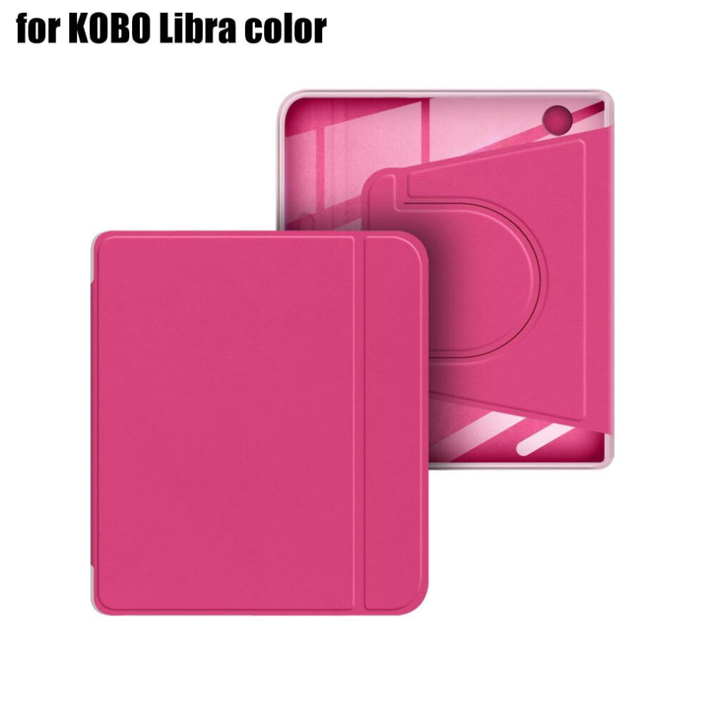 Magnetic Detachable Case For For Kobo Libra Color, Acrylic Back With Vegan Leather Cover, Auto Wake/Sleep Feature, Stand Design For Kobo Ereader 9425574017512