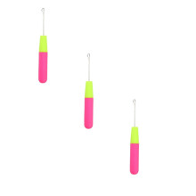 Latch Hook Tool Set (3 pcs), Compatible with Crochet Braids & Hair Extensions, Multi-Purpose Knitting Needles
