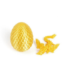 Ensemble d'œufs de dragon volants à ailes dégradées imprimé en 3D (1 pièce), décorations de Noël et du Nouvel An, ornements pour la maison et