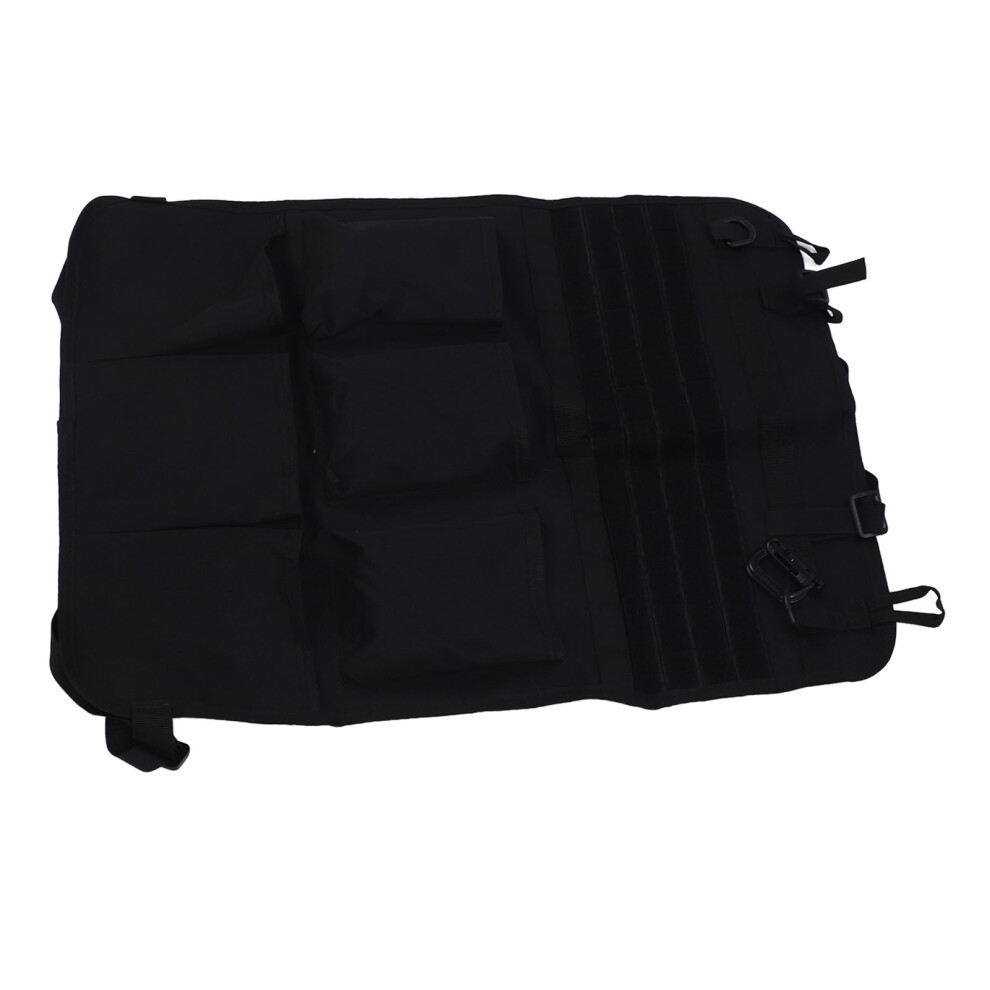 Multifunctional Nylon Car Back Seat Storage Bag, Lightweight Black 7621386529799