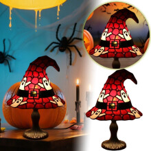 Nachtlampjes - Halloween heksen nachtlampje LED heksenlamp voor thuis, slaapkamer, kinderfeestje decoratie