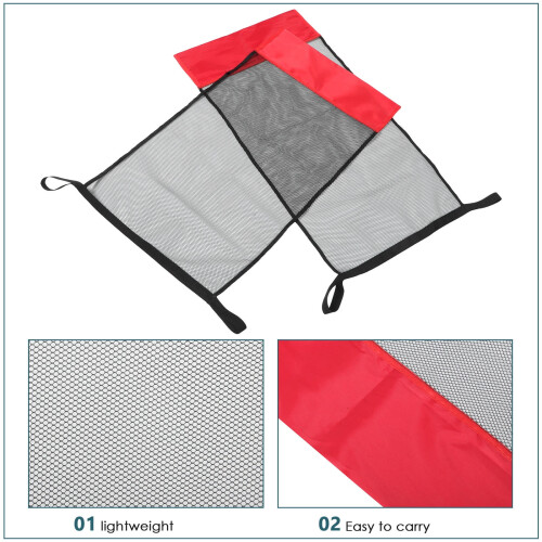 2pcs Pool Noodle Float Chair Polyester Water Hammock Float for Summer Relaxation at Pool 2