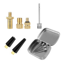 Set adaptor supape bile pompă ac duză umflator adaptor biciclete anvelope valve adaptoare pompe de aer accesorii ușor de utilizat
