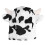 Gorro de disfraz para perro con forma de vaca, blanco, 1 unidad 4