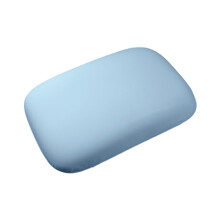 Memory Foam Cooling Neck Pillow Cervical Support Pillow for Teen Side Back Stomach Sleepers, Machine Washable, Eco Friendly Fiber Fill 15x10.5x4 Blue