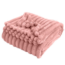 Kuscheldecke für Erwachsene, 200 x 230 cm, Rosa