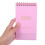 Daglig flipkalender2026Rosa papper för heminredning och kontorsplanering1 set 5
