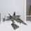 Μοντέλο αεροσκάφους F22 Diecast Fighter Jet Κλίμακα 1/100 6