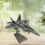 Μοντέλο αεροσκάφους F22 Diecast Fighter Jet Κλίμακα 1/100 7
